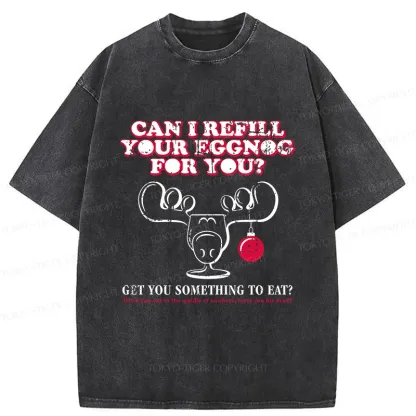 Tokyo-Tiger Funny Christmas Jokes Washed T-Shirt