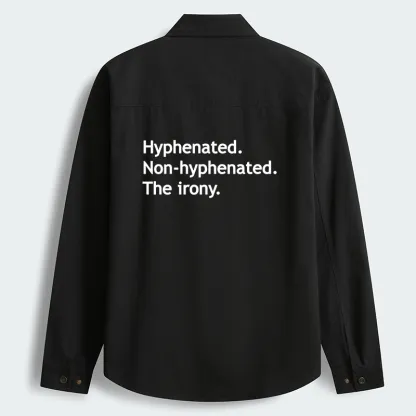 Tokyo-Tiger Hyphenated Funny Men's Corduroy Work Jacket