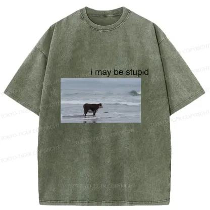 Tokyo-Tiger Foolish Cow Washed T-Shirt