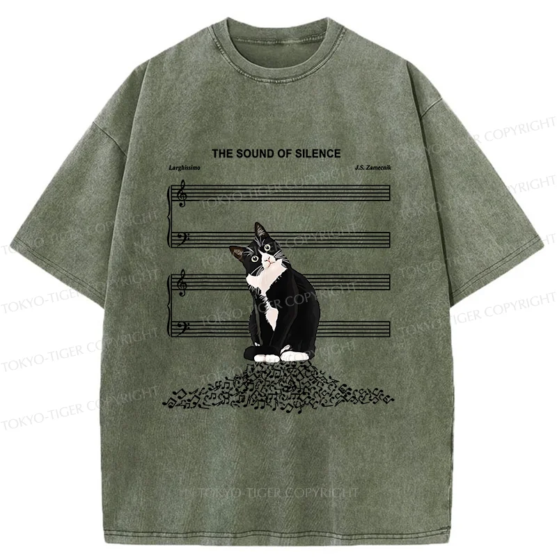 Tokyo-Tiger The Sound Of Silence Washed T-Shirt
