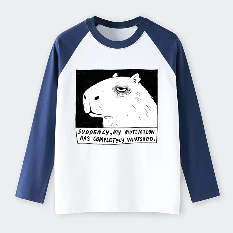 Tokyo-Tiger Power Has Completely Disappeared Raglan Long Sleeve T-shirt