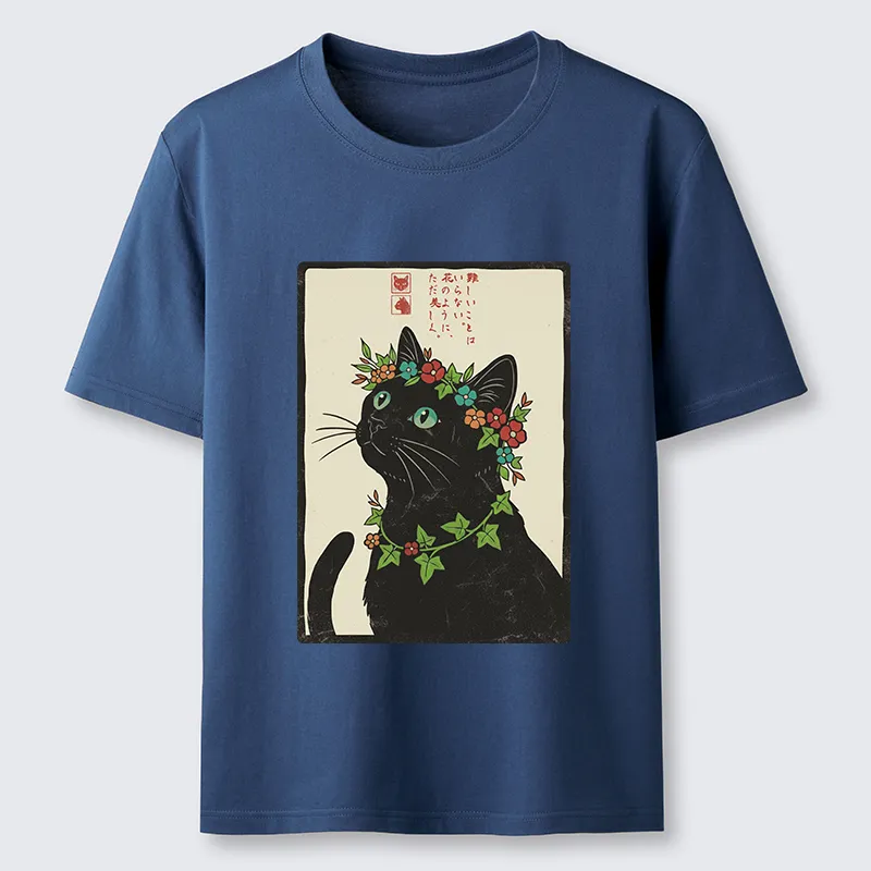 Tokyo-Tiger The Flower-Crowned Cat Classic T-Shirt