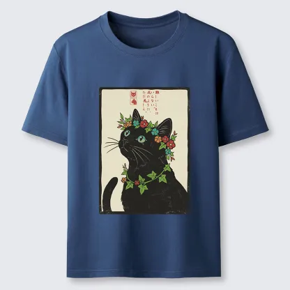 Tokyo-Tiger The Flower-Crowned Cat Classic T-Shirt