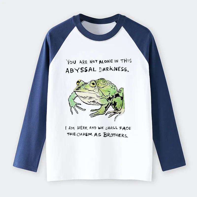 Tokyo-Tiger Support Your Frog Friends Raglan Long Sleeve T-shirt