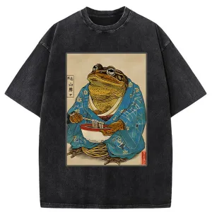 Image of Tokyo-Tiger Ramen Lover Toad Washed T-Shirt