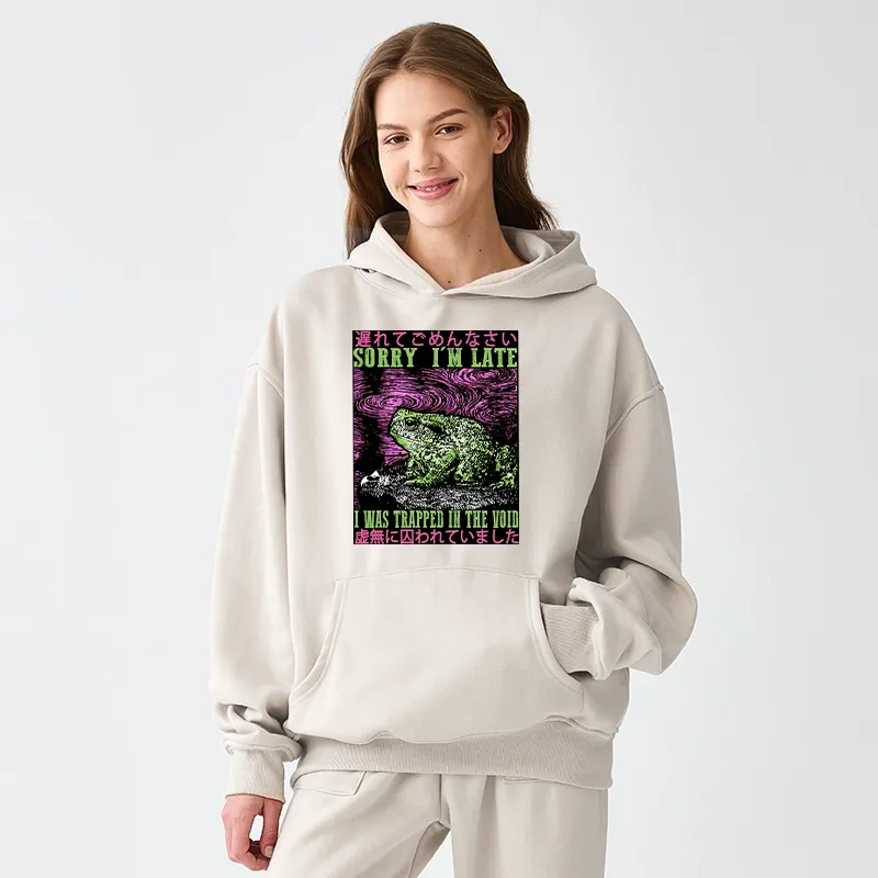 Tokyo-Tiger Frogs Trapped In The Void Aldult Fleece Hoodie