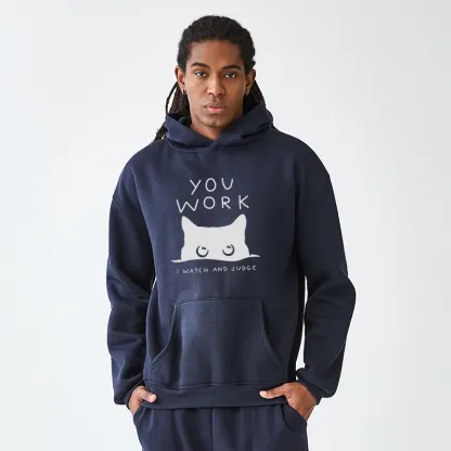 Tokyo-Tiger A Cat That Spies Aldult Fleece Hoodie