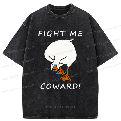 Tokyo-Tiger Philosophy Of A Fighter Goose Washed T-Shirt