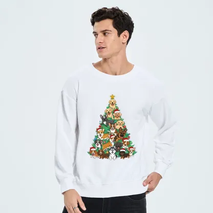 Tokyo-Tiger Christmas Tree Dog Funny Classic Sweatshirt