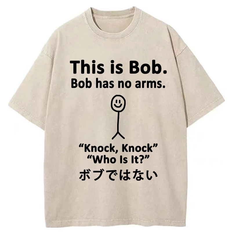Tokyo-Tiger Who Is Knocking Washed T-Shirt