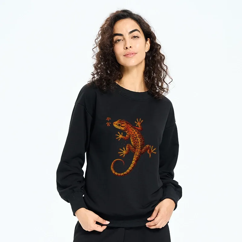 Tokyo-Tiger Retro Gecko Funny Classic Sweatshirt