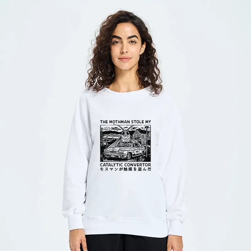 Tokyo-Tiger The Night Mothman Stole My Converter Classic Sweatshirt