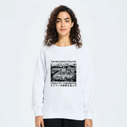 Tokyo-Tiger The Night Mothman Stole My Converter Classic Sweatshirt