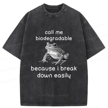 Tokyo-Tiger Biodegradable Frog Washed T-Shirt