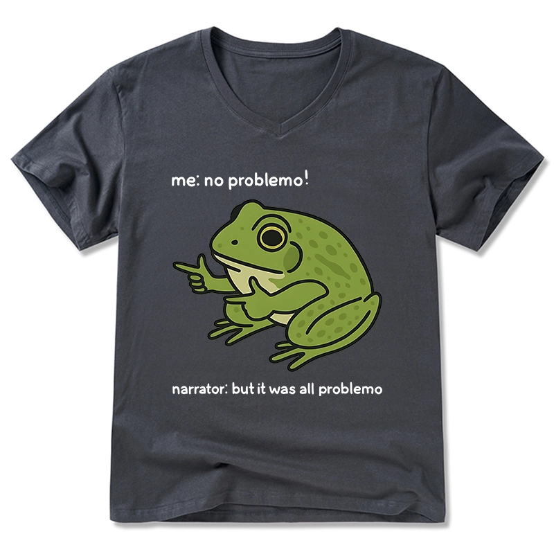 Tokyo-Tiger Stupid Frog Meme V-Neck Classic T-Shirt