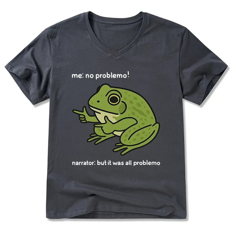 Tokyo-Tiger Stupid Frog Meme V-Neck Classic T-Shirt