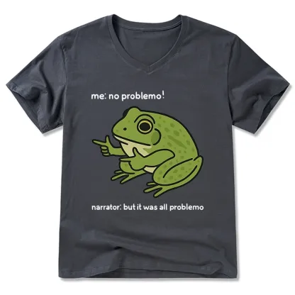 Tokyo-Tiger Stupid Frog Meme V-Neck Classic T-Shirt