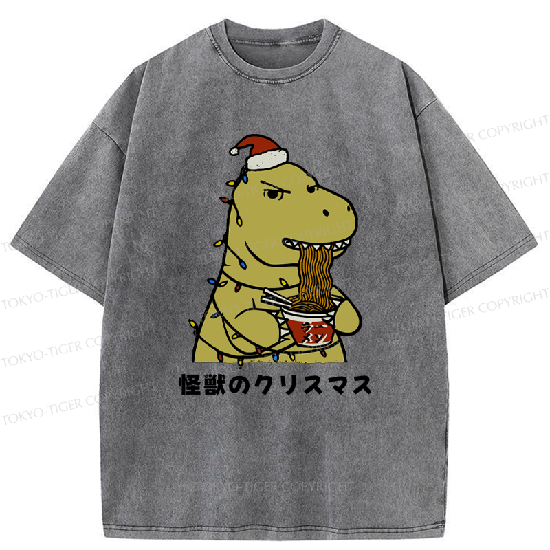 Tokyo-Tiger The Monsters’ Christmas Washed T-Shirt