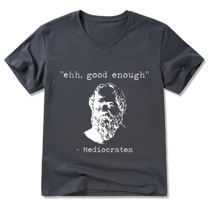 Tokyo-Tiger Mediocrates Meme V-Neck Classic T-Shirt
