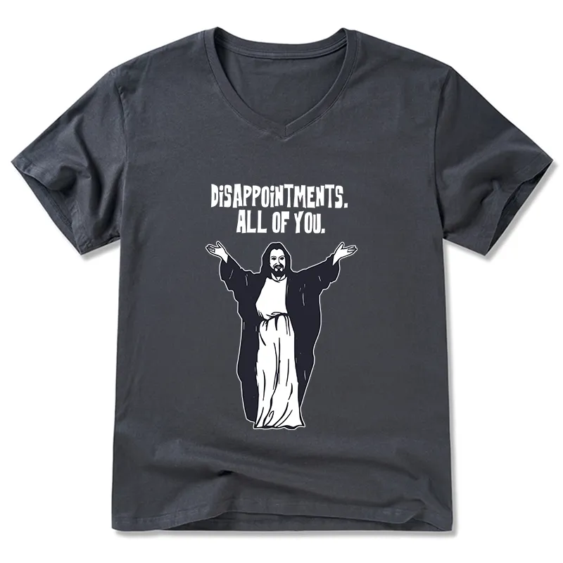 Tokyo-Tiger God Gives Disappointment V-Neck Classic T-Shirt