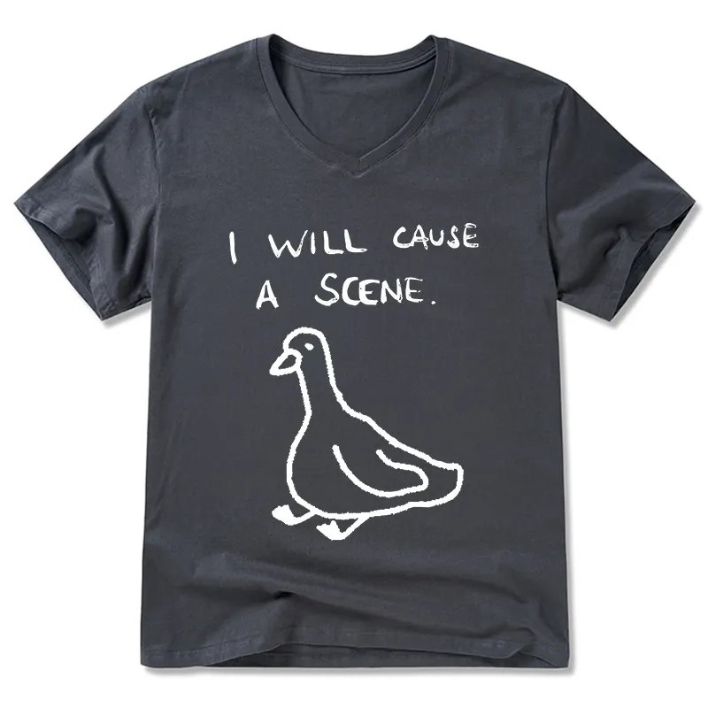 Tokyo-Tiger Stupid Goose Funny Japan Retro V-Neck Classic T-Shirt