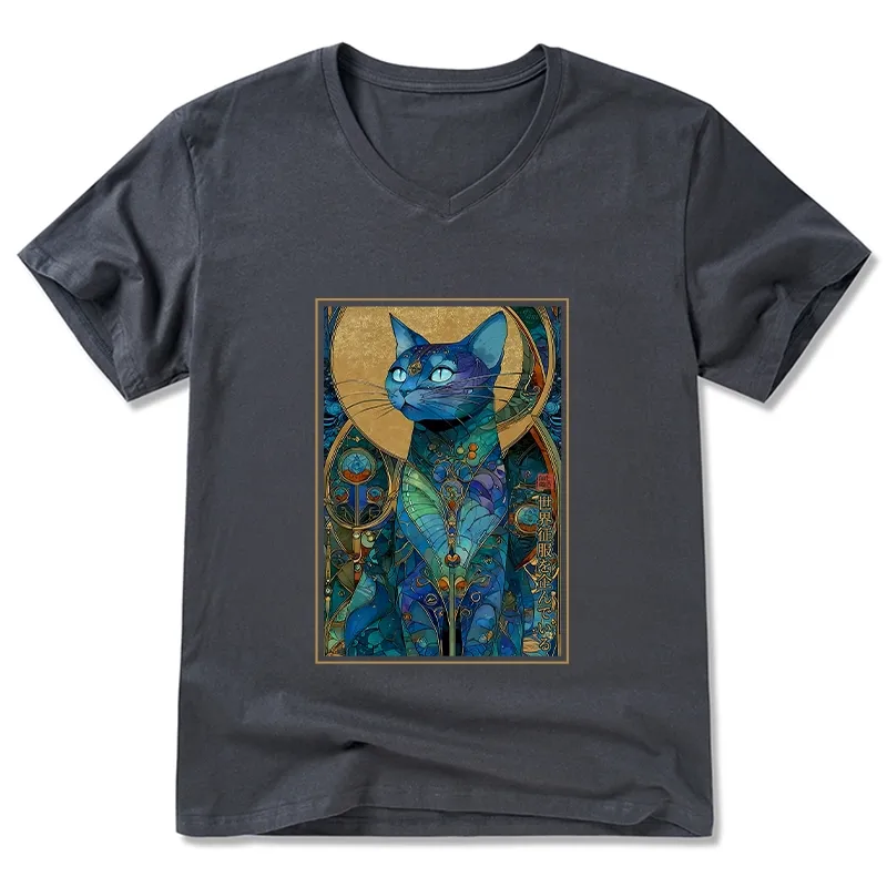 Tokyo-Tiger The Cat’s Plan To Rule Them All V-Neck Classic T-Shirt