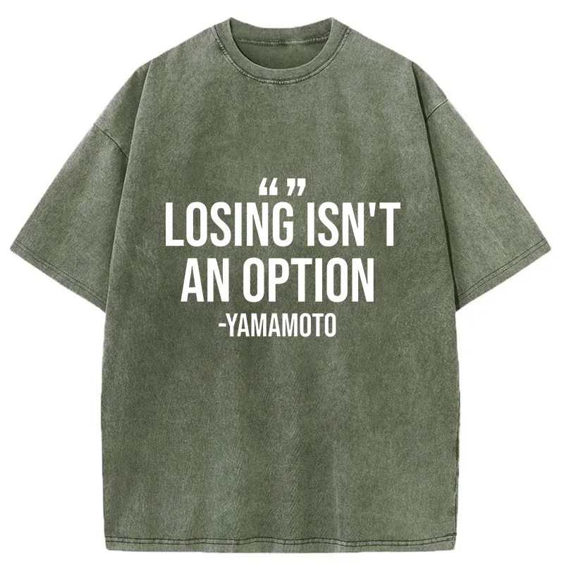 Tokyo-Tiger Baseball Quotes Washed T-Shirt