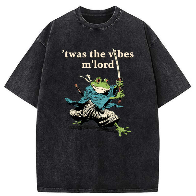 Tokyo-Tiger The Frog Samurai Washed T-Shirt