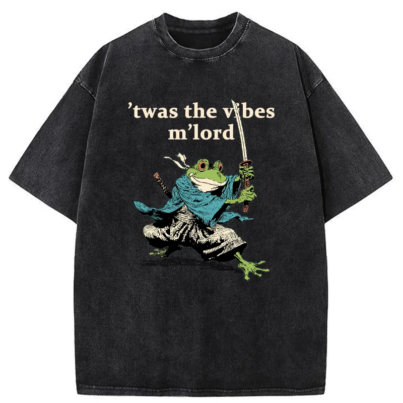 Tokyo-Tiger The Frog Samurai Washed T-Shirt