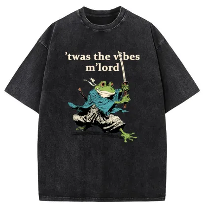 Tokyo-Tiger The Frog Samurai Washed T-Shirt