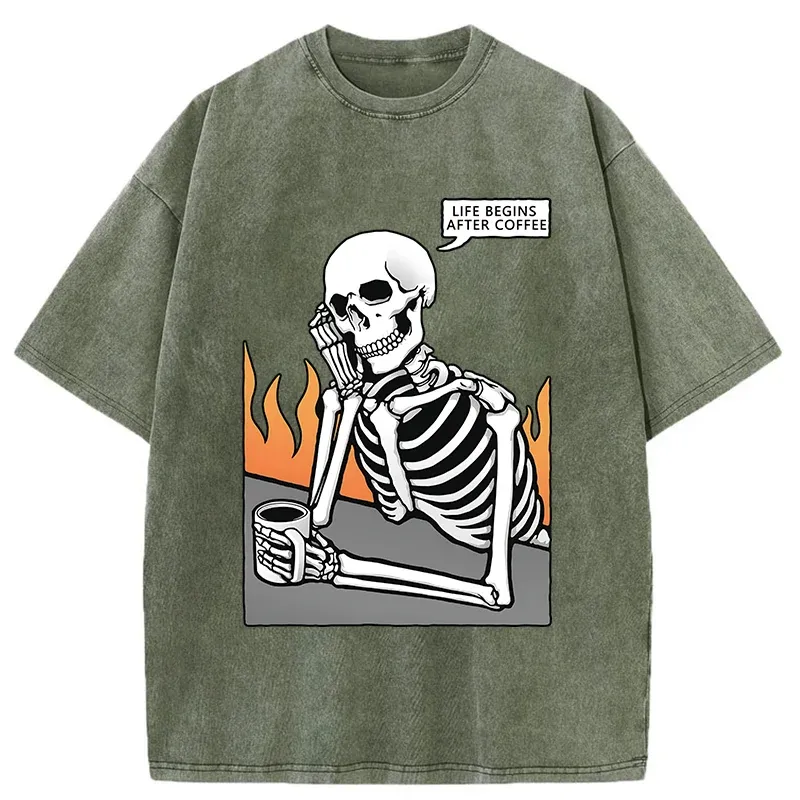 Tokyo-Tiger Coffee Is The Preferred Choice Washed T-Shirt