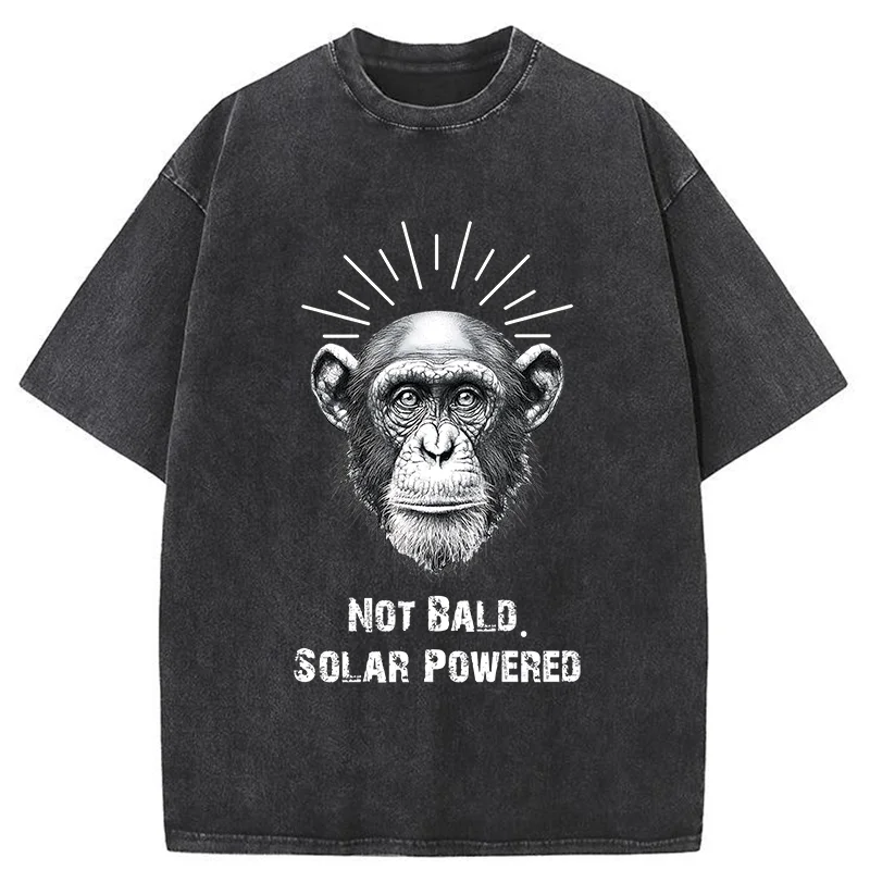 Tokyo-Tiger Human Body Solar Panel Washed T-Shirt