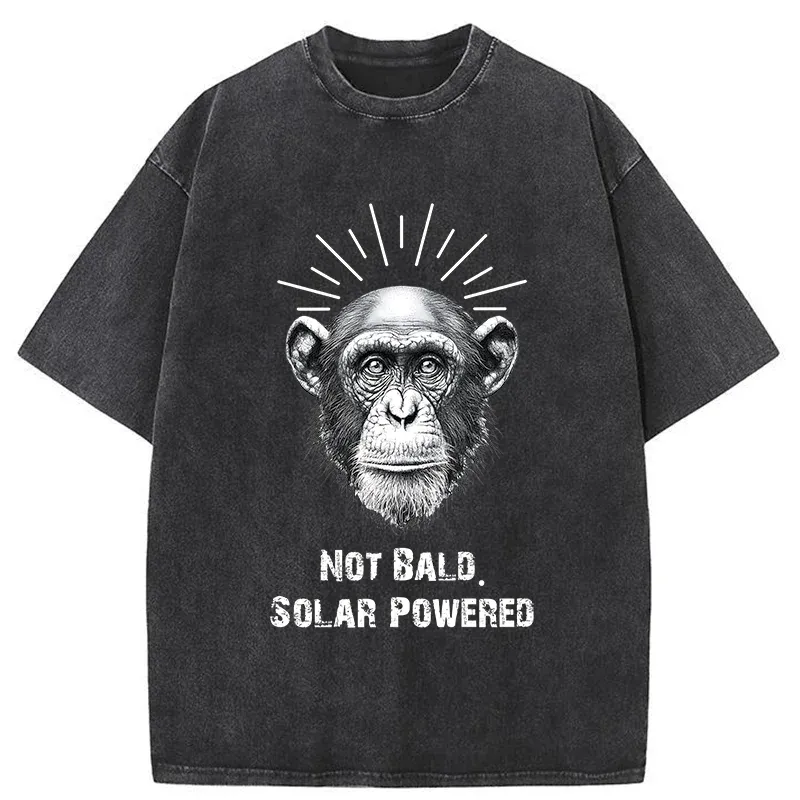 Tokyo-Tiger Human Body Solar Panel Washed T-Shirt