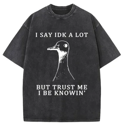 Tokyo-Tiger Silly Goose Understands Everything Washed T-Shirt