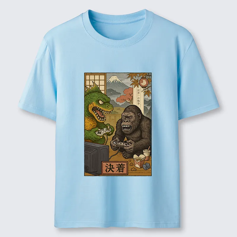 Tokyo-Tiger Monsters Play Games Classic T-Shirt