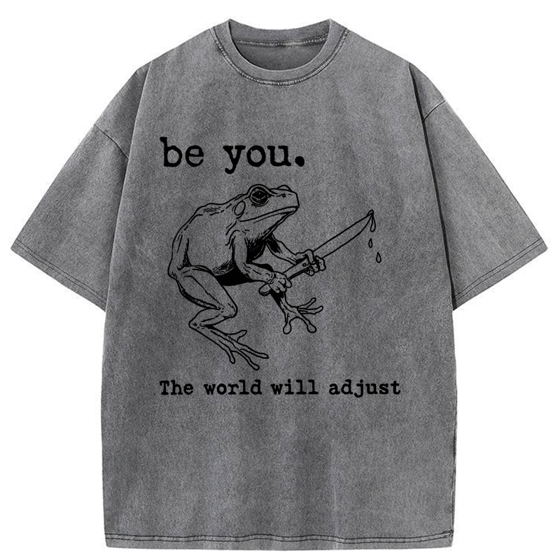 Tokyo-Tiger Be Yourself Washed T-Shirt