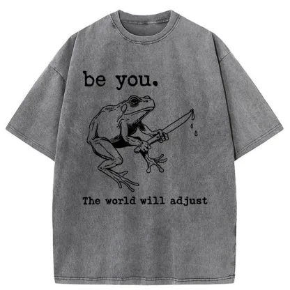 Tokyo-Tiger Be Yourself Washed T-Shirt