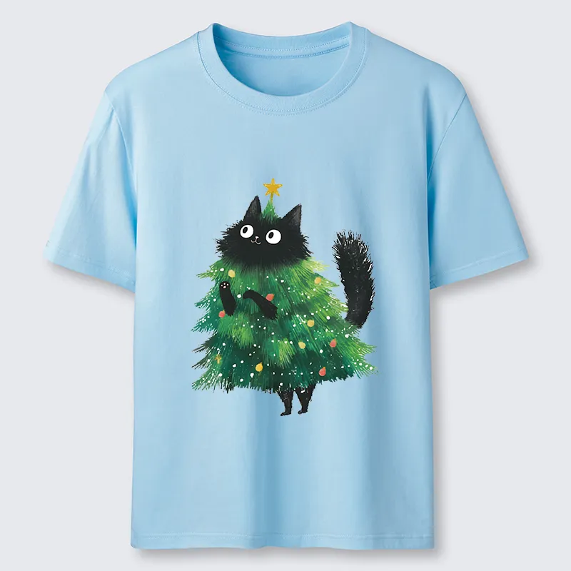 Tokyo-Tiger Christmas Tree Cat Japan Classic T-Shirt