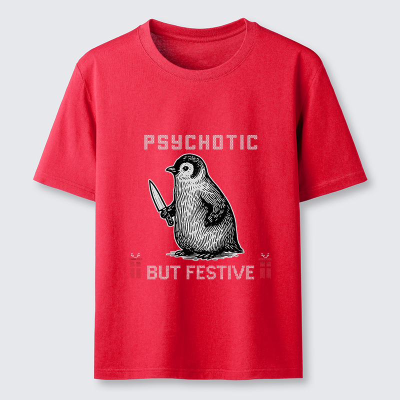 Tokyo-Tiger Overstimulated but Festive Christmas Classic T-Shirt