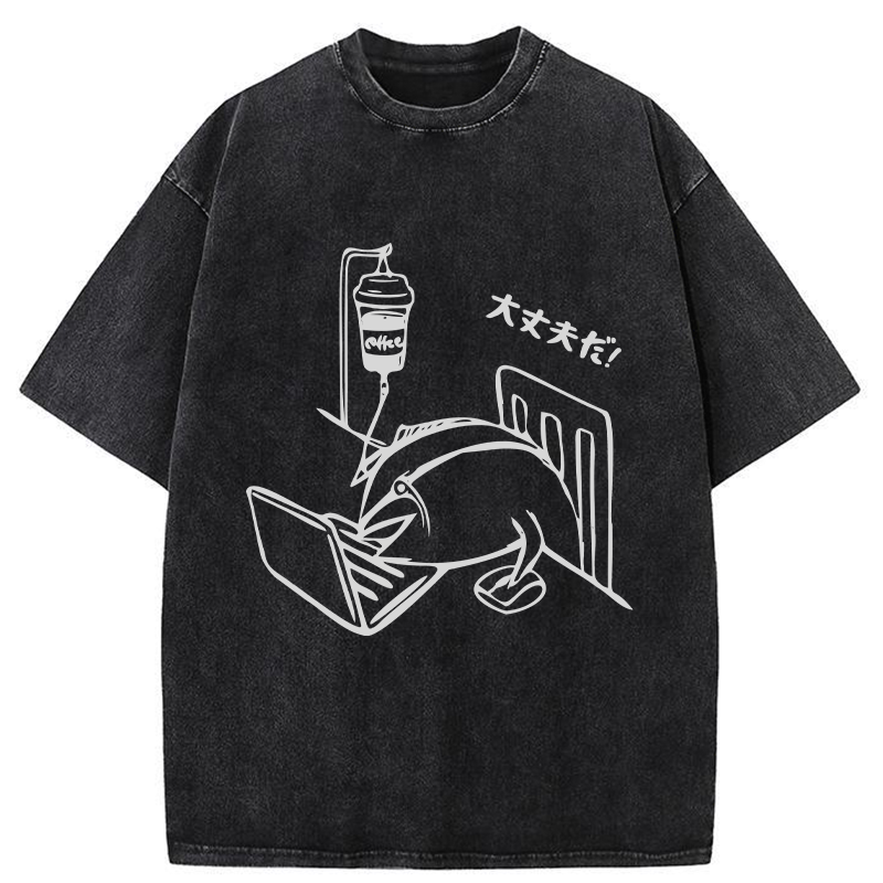 Tokyo-Tiger It's Okay Washed T-Shirt
