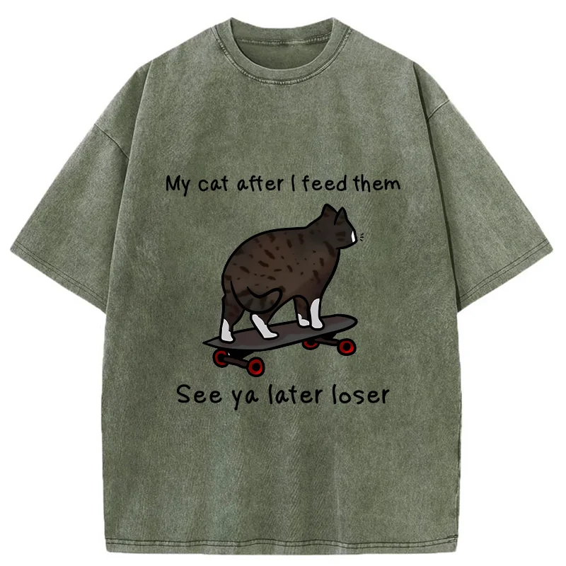 Tokyo-Tiger Cat That Walked Away After Eating Washed T-Shirt