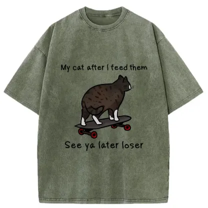 Tokyo-Tiger Cat That Walked Away After Eating Washed T-Shirt