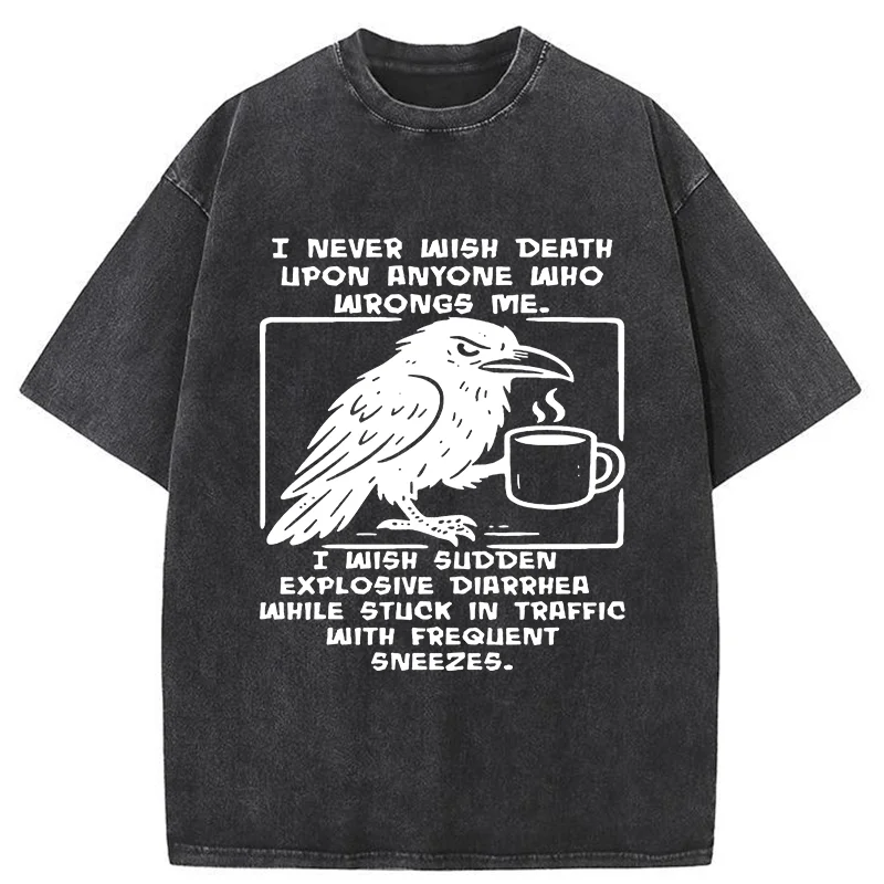 Tokyo-Tiger Curse Of The Raven Washed T-Shirt
