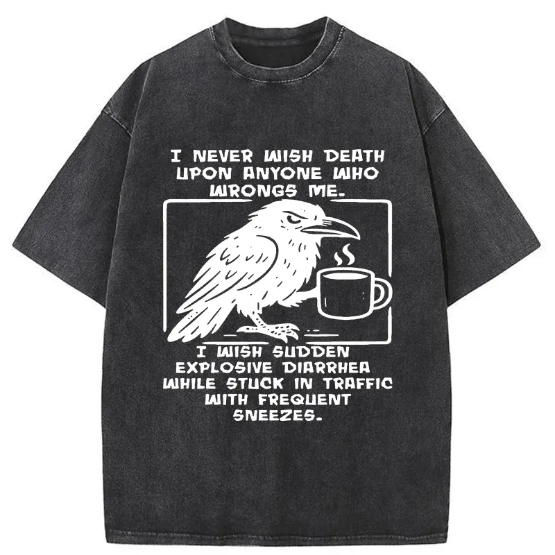 Tokyo-Tiger Curse Of The Raven Washed T-Shirt