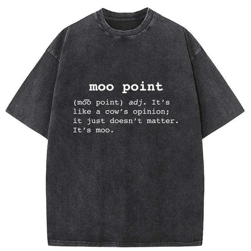 Tokyo-Tiger Moo Point Washed T-Shirt