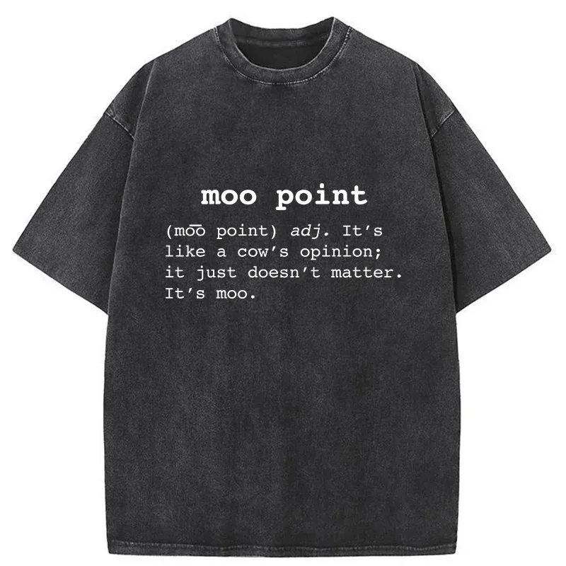 Tokyo-Tiger Moo Point Washed T-Shirt