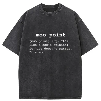 Tokyo-Tiger Moo Point Washed T-Shirt