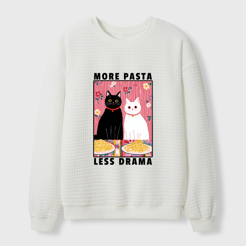 Tokyo-Tiger Love And Spaghetti Waffle Sweatshirt