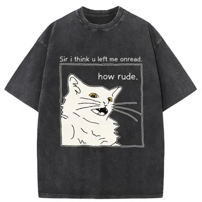 Tokyo-Tiger Cat That Condemn Humans Washed T-Shirt