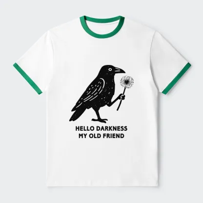 [Copy]Tokyo-Tiger Which One Should I Wear Today Contrast Trim T-Shirt